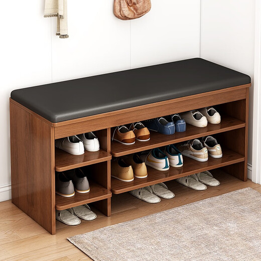 MIKEMIJIA Shoe Cabinet Changing Shoe Stool Home Doorway Simple Storage Rack Rental House Multi-layer Shoe Storage Rack Can Sitting Shoe Cabinet Manager Recommended Model - Detachable Model | 80*32*52CM