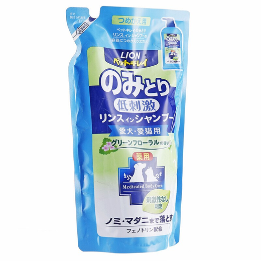 Lion King Lion King Japan imported pet shower gel for cats and dogs universal bath shower gel (for dogs and cats) formal + replacement