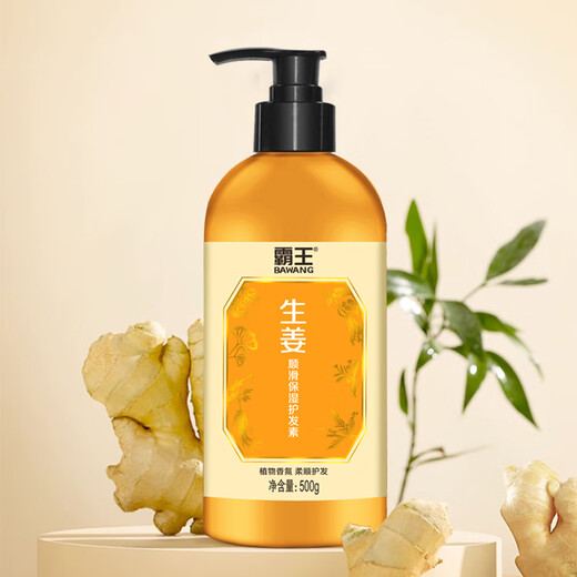霸王生姜柔顺蓬松保湿香氛护发素500ml
