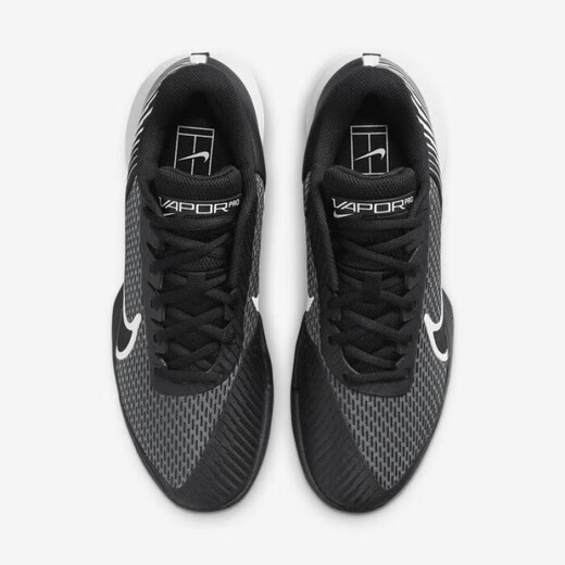 耐克（NIKE）男款Zoom运动鞋网球鞋缓震轻质耐磨抓地春秋百搭DR6191 Black/White 9.5