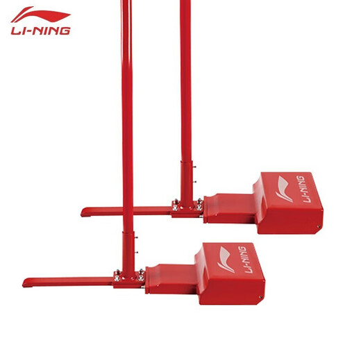李宁（LI-NING） 便携式EP22羽毛球网柱 普及型 训练线 比赛型 OP65羽毛球网柱 训练型场馆网柱OP30