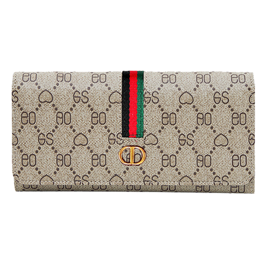 Yuboyan Long Wallet Ladies 2025 New Fashion Simple Folding Multi-function Hand Holding Wallet Card Bag Gifts for Girlfriend Taoxin (10 Card Positions) Can be placed on your phone
