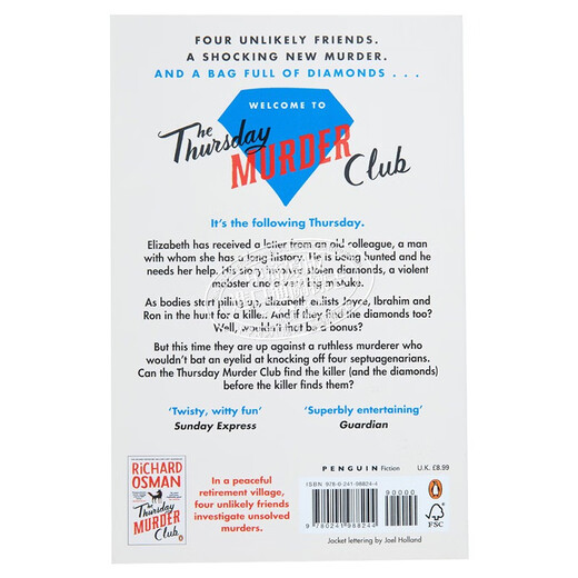 死两次的男人 周四推理俱乐部第二部 英文原版 The Man Who Died Twice Richard Osman