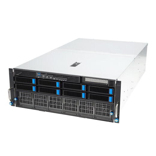 ASUS Dual-Way Xiaolong-Prozessor 8 CARD 4090GPU-Server Deepseek Local Deployment/Big Model Argumenting 4U Rack Server Host ESC8000A-E12 Dual-Way 9754 2.25G 256 Cores/32G/1T Bare-System enthält keine Grafikkarte.