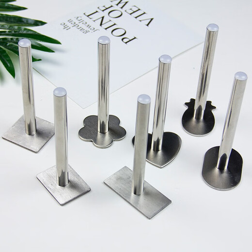 DOLO pineapple cake mold rectangular heart-shaped pineapple flower frosted cookie baking DIY abrasive stainless steel pressure model rectangular pineapple cake mold (10 pieces)