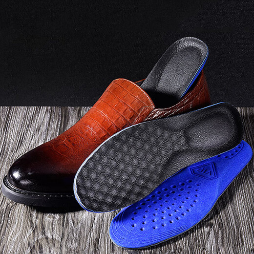 IQGD 2 Double Pack CowHide Rise Rise for Men Cow Hide épaissis des semelles intérieures pour la arche du pied pour femmes Soutien des sports de sueur confortables.