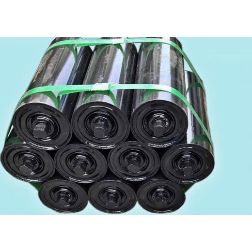 Ben Xinnong customized rubber buffer rollers, unpowered parallel rollers, trough roller set, three series of self-aligning waterproof rollers 89*305