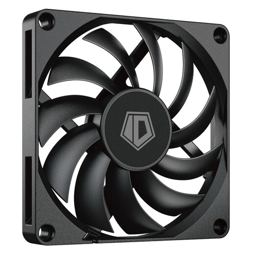 ID-COOLING Ventilador delgado de 8 cm, ventilador de chasis mate, interfaz de 4 pines, control de temperatura PWM, adecuado para ventilador modificado con radiador de computadora push-down ITX NO-8010-PWM
