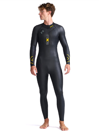 2XUPropel Series P 1 Coldproof Swimsuit Men's Wet Suit Thickened One-piece Professional Training Warm Winter XS