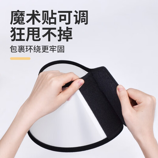 Qi Oh cat collar Elizabeth collar cat collar head cover anti-licking waterproof shame circle sterilized cat supplies No. 5 collar suitable for 6-10 Jin Jin equals 0.5 kg pet Elizabeth collar