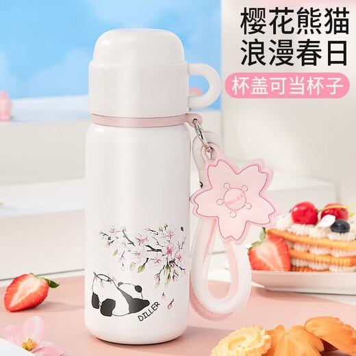 Jingmeido Panda Sakura Cup 2024 New Sakura Smoldering Pot Outdoor Thermos Thermos Cup Water Cup Maison Thermostoring Pot 9207 Pot de ragoût 530 ml