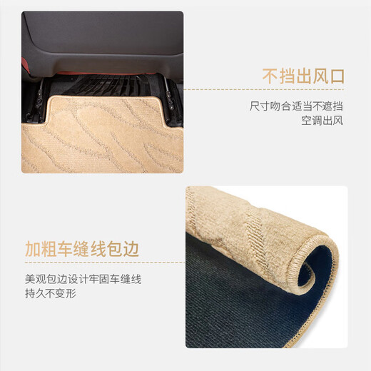 Yizhifei is suitable for Buick GL8 Luzun Fathead Fish 25S 28T car foot mat onshore business class 652T653T velvet carpet Advanced gray GL8 trunk mat [Remarks for model and year]