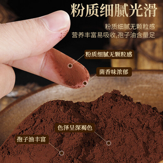 却老斋牌 有机破壁灵芝孢子粉 高三萜12g中老年营养保健品增强免疫力 孢子粉100g*6盒【300天量】