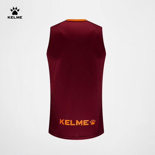 Kelme / Karme Football Training Vest Men de course sportif personnalisé Chanding 3891061 Bourgogne XL