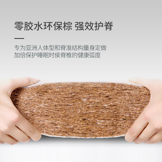 Gongshuo Matratze Spring Matratze 1,8x2m Rollwrap Latex Kokosnuss Brown verdickte 1,5 Einzel- und Doppel unabhängige Feder [Empfohlen] 21 Independent Spring 3e Brown ist hart 1350*1900