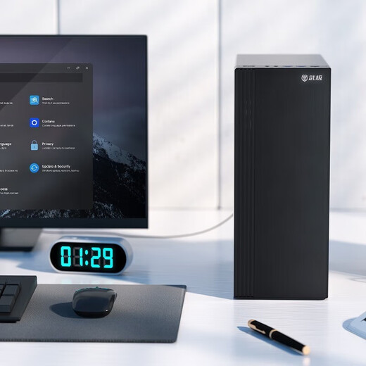 Wuji Shangzhi 13th Generation Core i7 13790F Enterprise Procurement Mini Office Design Commercial Customer Service Home Desktop Computer Game Console Full Set DIY Assembly Machine 13650HX+32G +1TB丨Configuration Four Single Host