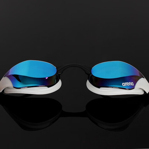 Arena swimming goggles imported professional competition high-definition anti-fog waterproof coating swimming goggles for men and women, blue and white coating, imported with mirror box