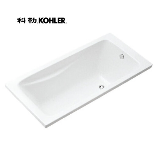 Kohler bathtub K15847T/15848T0 Ruiqi series 1.5 meters 1.7 meters embedded K15847T01.5 meters 1.5 meters