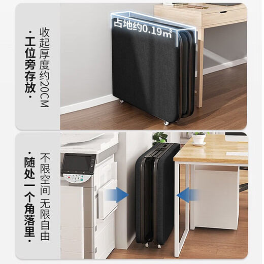 Quanpinwu Folding Sheet Single Nap Bed Office Workplace Nap Bed Fabric Camp Bed Simple Bed Accompanying Bed