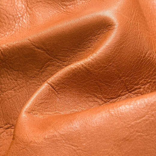 
Show Stage Niche Wax-Sensory KB Bear Men's Top Layer Cowhide Leather Jacket High-quality Fashion Genuine Leather Jacket Orange 3XL/185