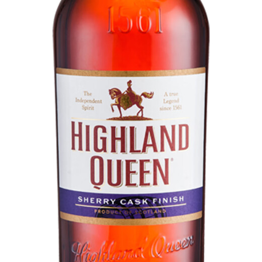HIGHLAND QUEEN高地女王 洋酒 苏格兰威士忌雪莉桶3年 进口洋酒700ml 