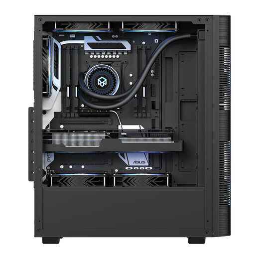 Peninsula Iron Box (PADO) W5 black gaming computer desktop main case (supports 8 fans/360 water cooling/ATX motherboard/wide body chassis)