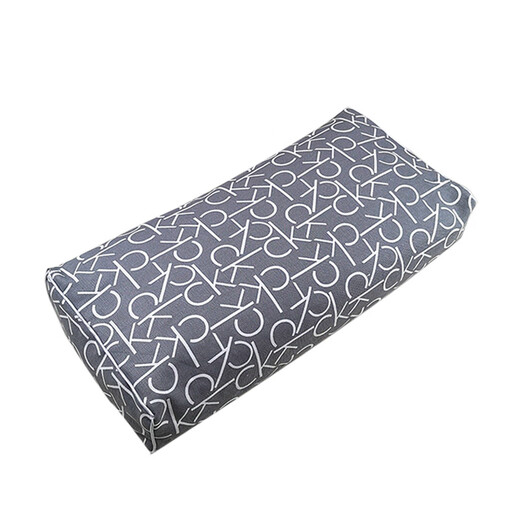 Yimax whole head single student dormitory bed neck protection rice husk hard pillow core with pillowcase home adult cervical small square pillow dark green flower