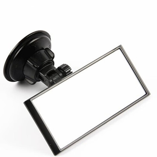 Jelle 3R car interior rearview mirror, children's observation mirror, baby car rearview mirror, auxiliary reflective suction cup mirror, suction cup wide-angle plane mirror, coach car indoor auxiliary rearview mirror 3R-2124 (long handle bracket, press to fix)