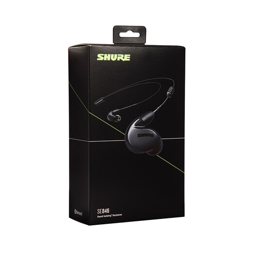 SHURE舒尔 SE846+BT2 四单元动铁 HIFI 专业旗舰级 入耳式耳机 无线蓝牙耳机 玛瑙黑