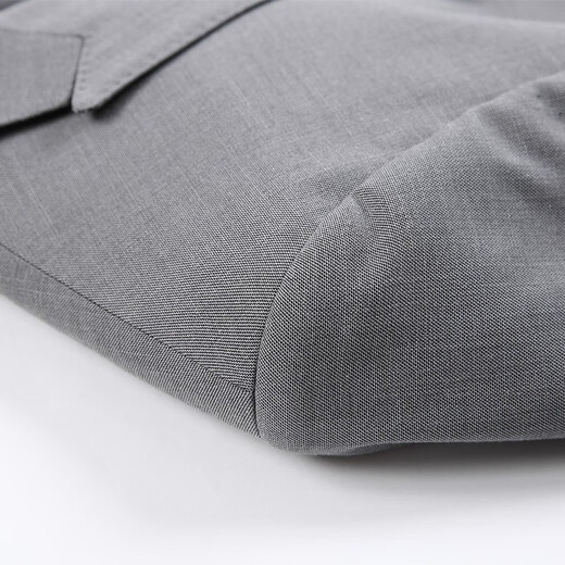 Shanghai Haoyu Suit Men's Business Formal Suit Fit Professional Wear Light Gray Two Button Wedding Suit with Mid Slit H2 Gray XL (175) Recommended 125-140Jin Jin equals 0.5 kg