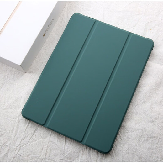 Leli 2015/2017 iPad Pro12.9 protective case with pen slot for Apple A1584 flat panel A1652 old model 12.9-inch A1670 sleeping case A1821 dark night green (acrylic transparent hard bottom) suitable for 2015/2017 old model Pr