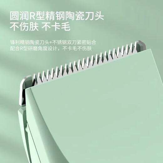 Paike pet electric clipper, dog shaver, cat and cat nail polisher, dog hair professional shaver, high power green - four-in-one main + foot shaving + nail polishing + elbow