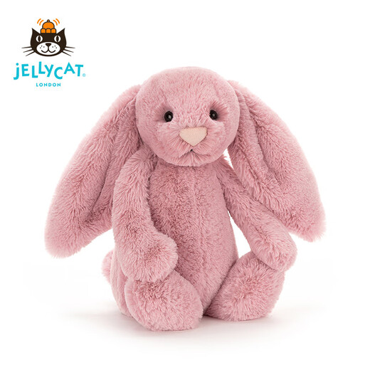 Jellycat害羞粉色郁金香邦尼兔动物毛绒玩偶公仔睡觉潮玩送礼娃娃生日礼物 害羞粉色郁金香邦尼兔 Medium