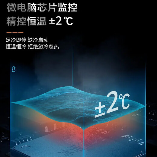Bingnuoxi freezer commercial large-capacity freezer household horizontal refrigerator large-capacity refrigeration display cabinet commercial freezer commercial refrigerator 688 single temperature intelligent control 1600*580*800