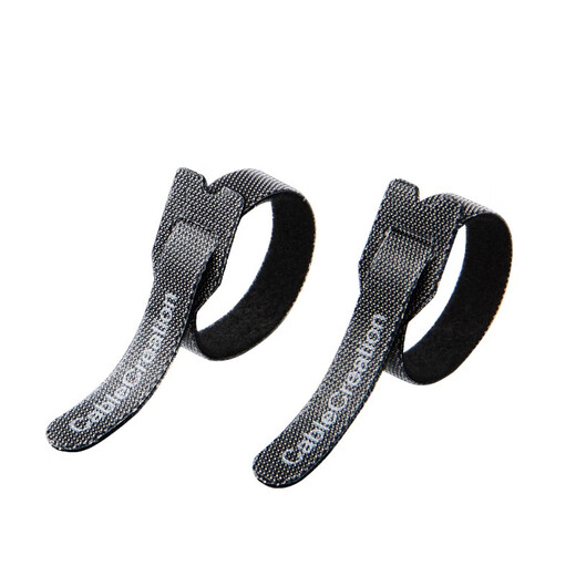 CABLE CREATION One-line Velcro cable management machine computer cable with cable tie cable storage glue back nylon buckle data cable power cable bundle/management/harness cable with cat eye cable storage and management cable 50 set [150MM*9MM] hole-mounted model