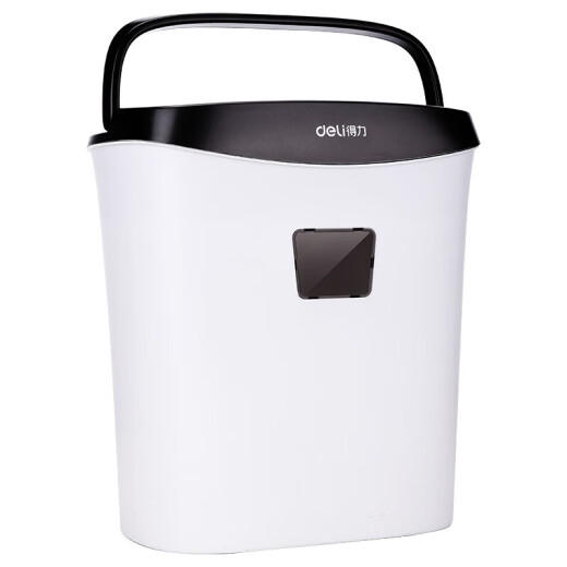 Deli Paper Shredder Nivel 4 Oficina confidencial y hogar Documento de papel de gran capacidad Redder 9928 6 Piezas 5 minutos Nivel 4 Confidencial Capacidad de 15L