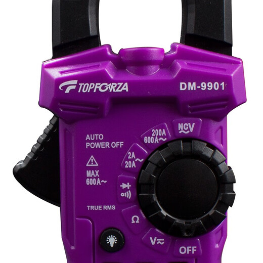 Topforza DM-99-Serie Klemmmesser Digital TRUE VALT AC CLAMP METER Intelligenter Antiburn-Amperemeter DM-9901 NCV Nicht-Contact-Elektrizitätstest 3 1/2 Bit