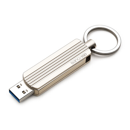 BANQ 2TB USB3.2 Gen2 Super-Speed ​​Solid State USB Disk A8 All-Metal SSD Mobile Solid State USB Disk Lire 1050 Mo / s écriture 950 Mo / s PCIe3.0 à grande vitesse