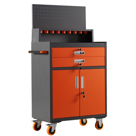 LYREIGN CNC machining center tool cart BT40 CNC workshop tool handle management rack tool cart tool cabinet FIGHT06 double drawer BT30