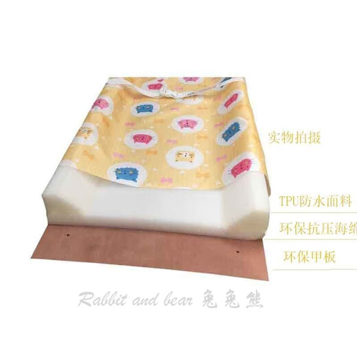 
Chuangjingyi chooses a diaper table baby care table bathtub nursing table baby diaper change pad baby touch massage mat white individual diaper pad can be suspended 80x40cm