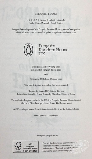 死两次的男人 周四推理俱乐部第二部 英文原版 The Man Who Died Twice Richard Osman