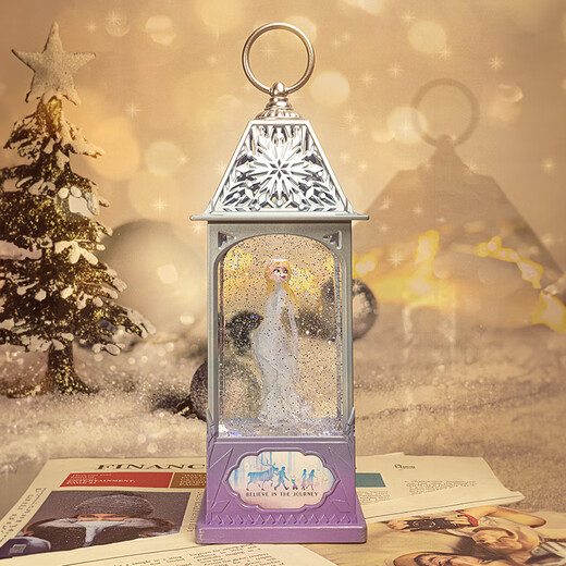 迪士尼（Disney）冰雪奇缘音乐盒爱莎公主八音盒飘雪儿童玩具女孩生日礼物送礼袋