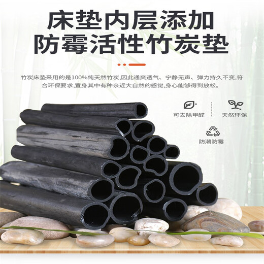 彩色柠檬家用加厚乳胶折叠床午休床成人加固简易单人床小户型拼床酒店加床 深灰色乳胶加椰棕款 90cm宽*200cm长*49cm高