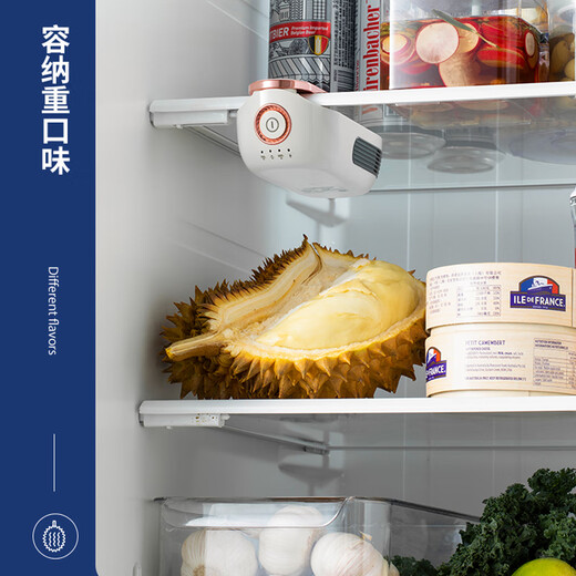 Mofei Electric Deodorizer Ozone Sterilization, Deodorization, Sterilization and Disinfection Air Purifier to Remove Odor Magic Refrigerator Bathroom Coconut Milk White (MR2060)