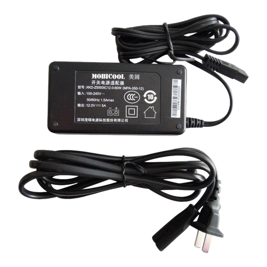 美固车载冰箱转换器 220V转12V 5A 60W家用电源适配器 美固5012C B型直插口