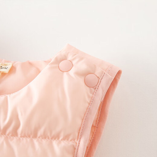 DAVE&BELLA Hello.Kitty co-branded children's down vest boys vest girls down jacket winter new style candy powder ready stock 90 cm (recommended height 80-90cm)