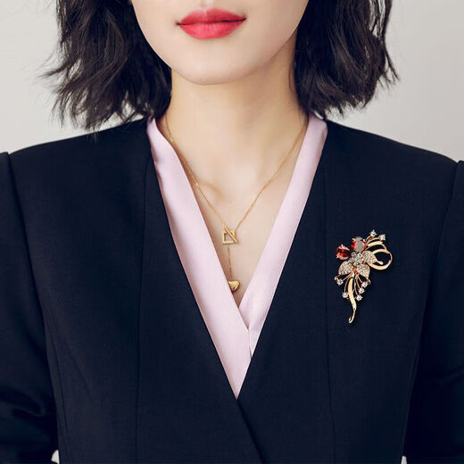 Jack Viney Brooch 2026 Trendy Feminine Temperament Luxury Versatile Personality Exquisite Gift gfn 01gtrd