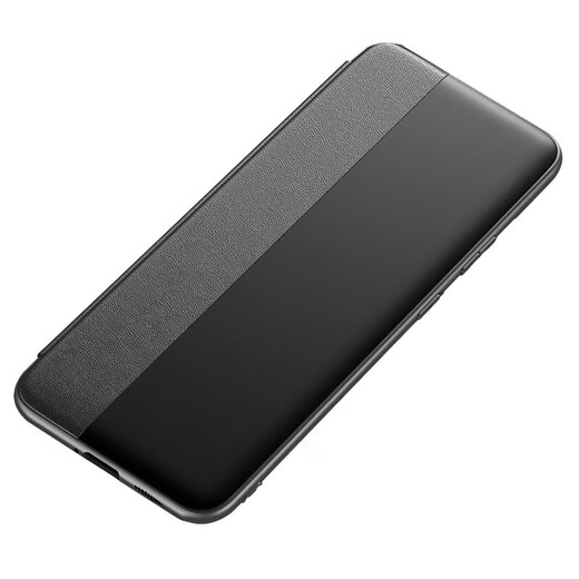 STRYFER适用荣耀X60手机壳翻盖式皮套全包防摔honor华为荣耀x60保护壳套轻奢商务素皮男士款-爵士黑色