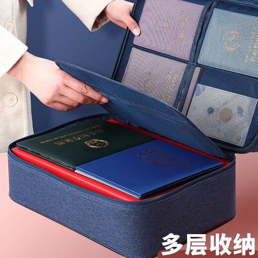 SEXEMAMA ID Rangement Sac de voyage Sac Passeport Sac Sac Certificat Ménataire Livre Home Portable Artefact WT. Gris