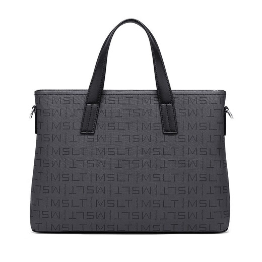 MashaLanti men's business briefcase, business trip laptop bag, large-capacity shoulder crossbody bag, high-end birthday gift for men